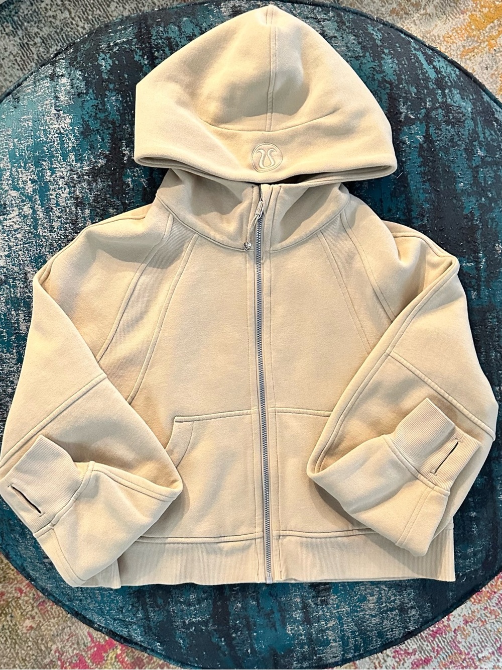 Lululemon Scuba Oversized Full-Zip Hoodie in Trench, Size XS/S